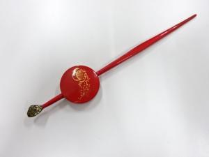 アンティーク　漆塗り蒔絵　簪